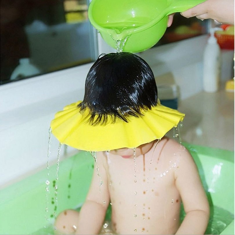 Visière chapeau pour douche bébé I ShampooCap™ - Bébé aux 4 saisons